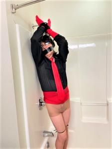www.joycealexander.net - A Soaked Pantyhose Incident II, Pt I: "Shower Bound" - Pic Set - May 11 thumbnail